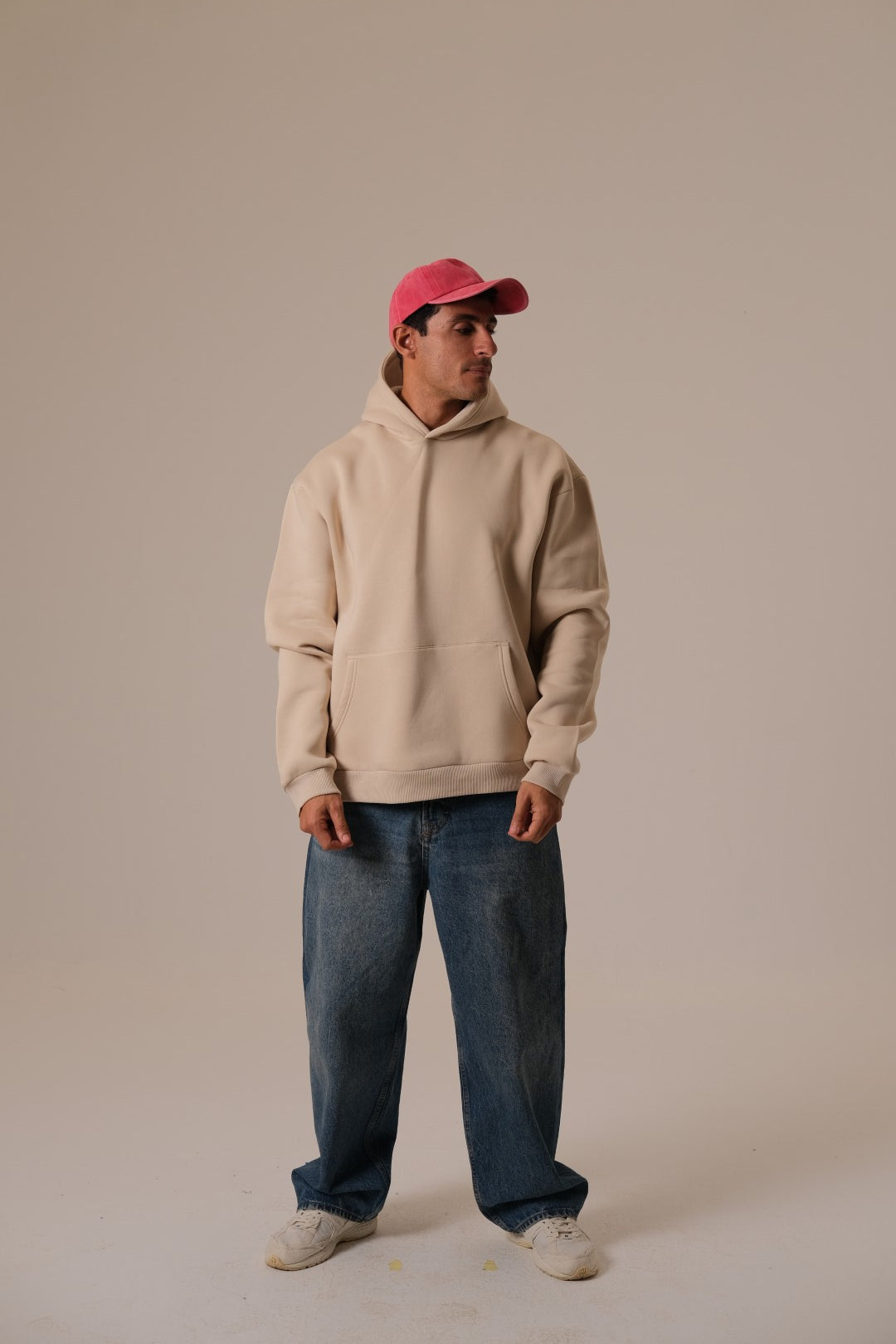 Sand Beige Hoodie