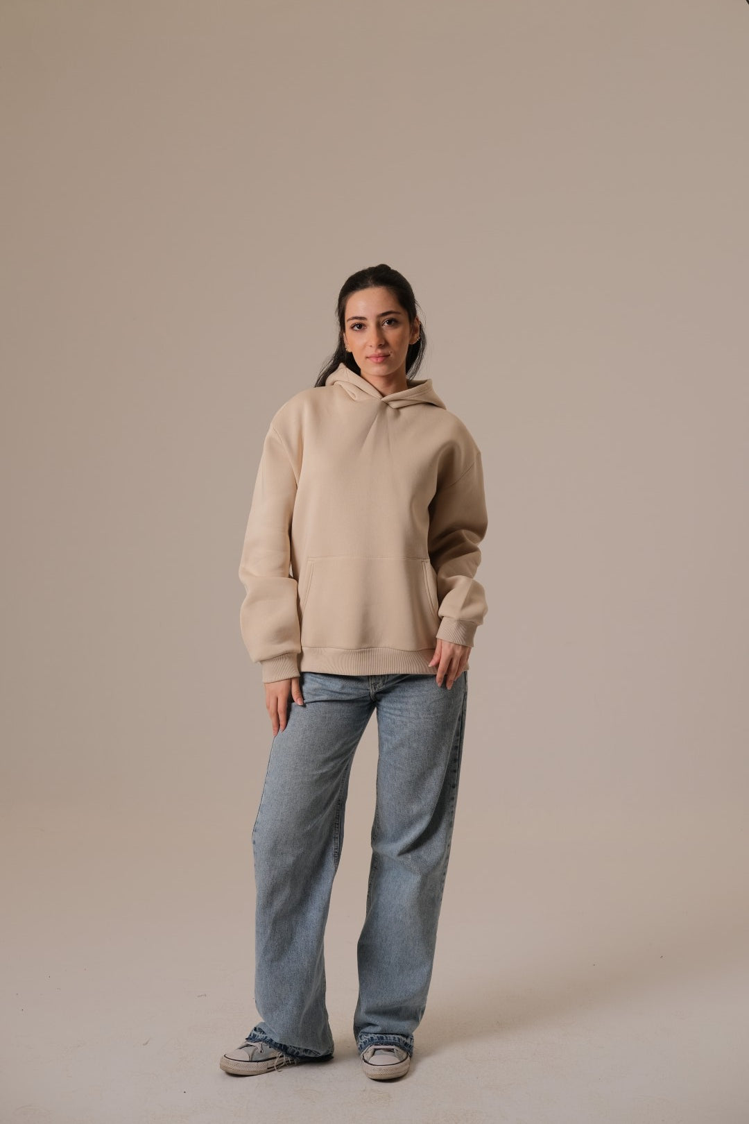 Sand Beige Hoodie