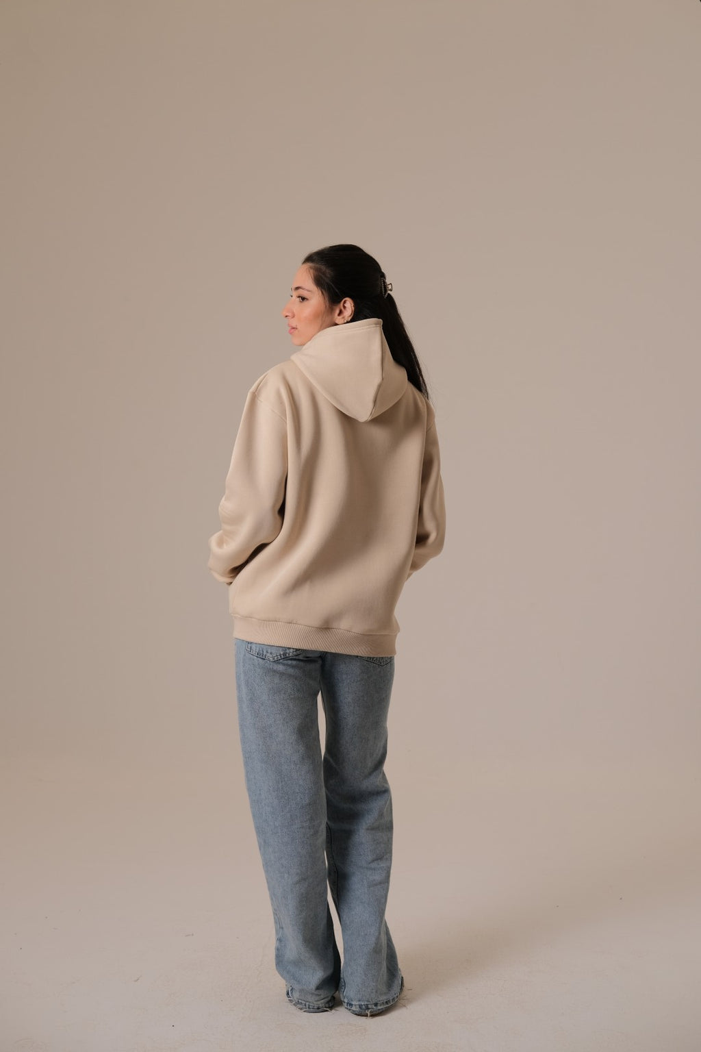 Sand Beige Hoodie