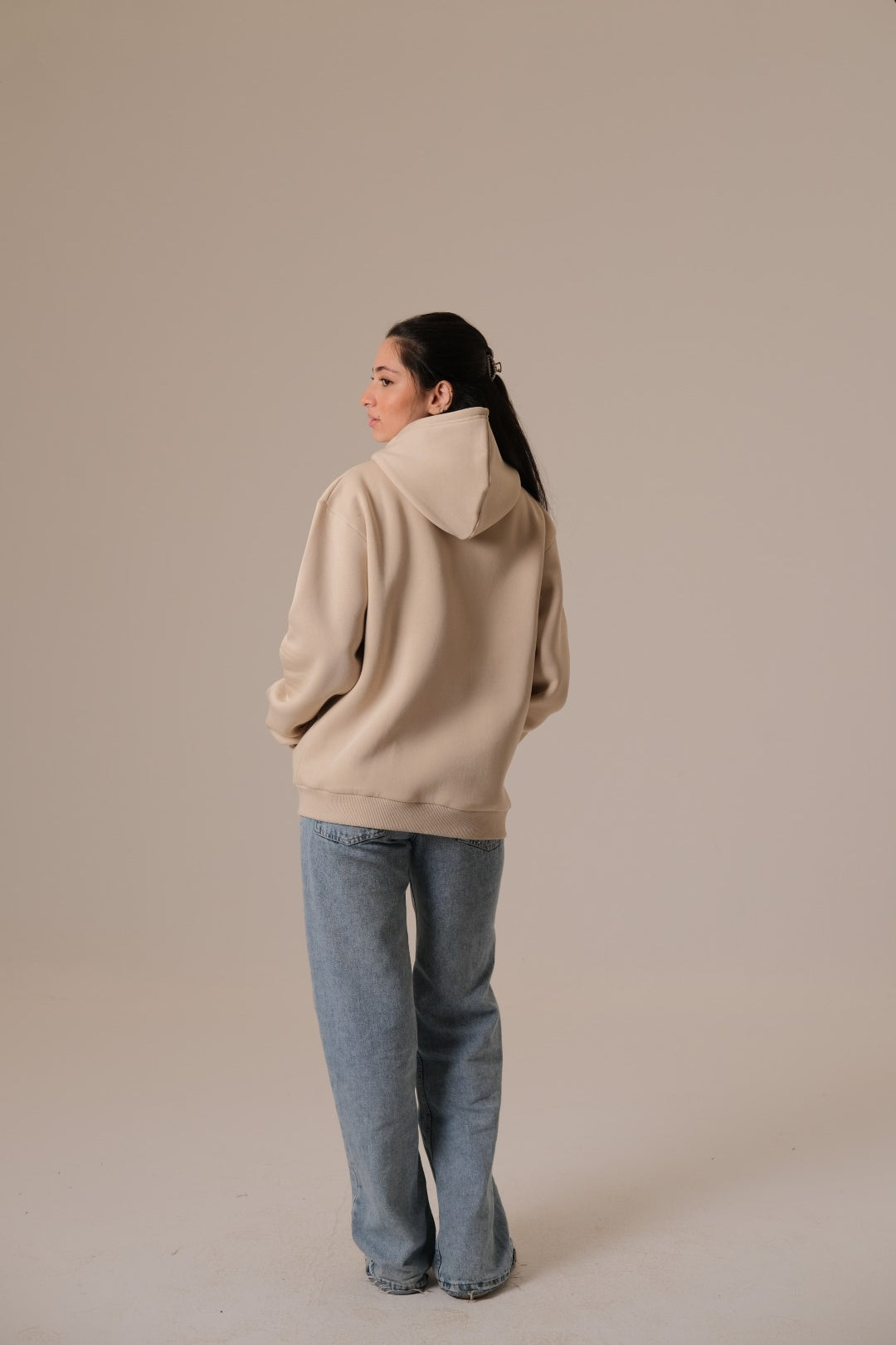 Sand Beige Hoodie