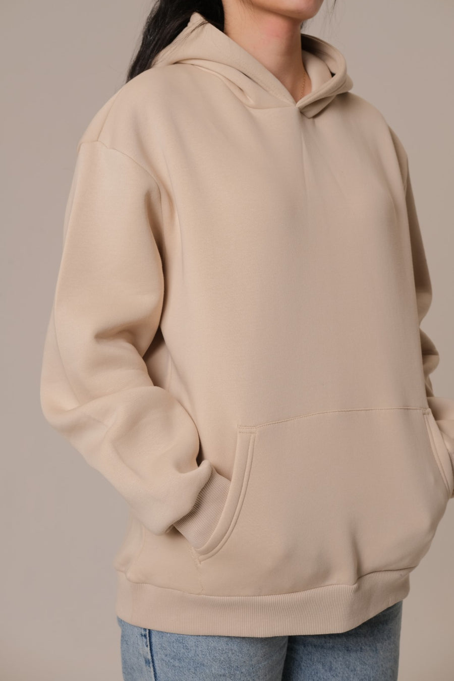 Sand Beige Hoodie