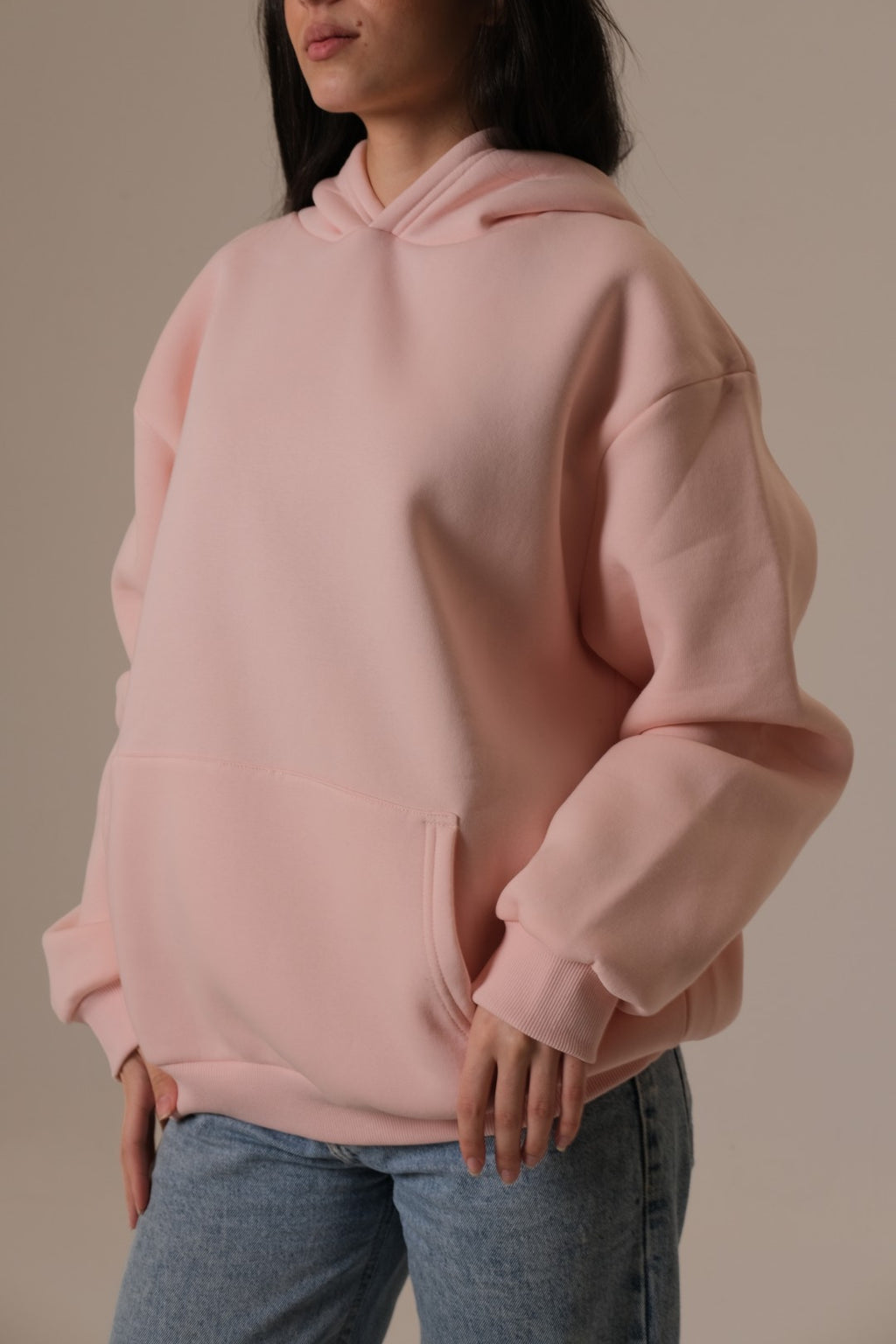 Salmon Pink Hoodie