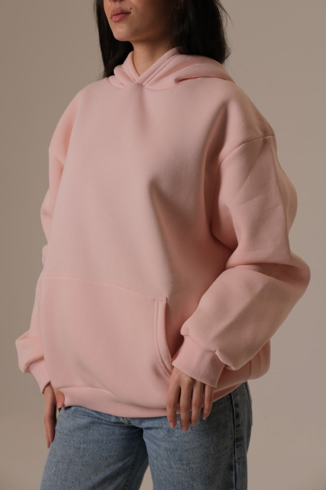 Salmon Pink Hoodie