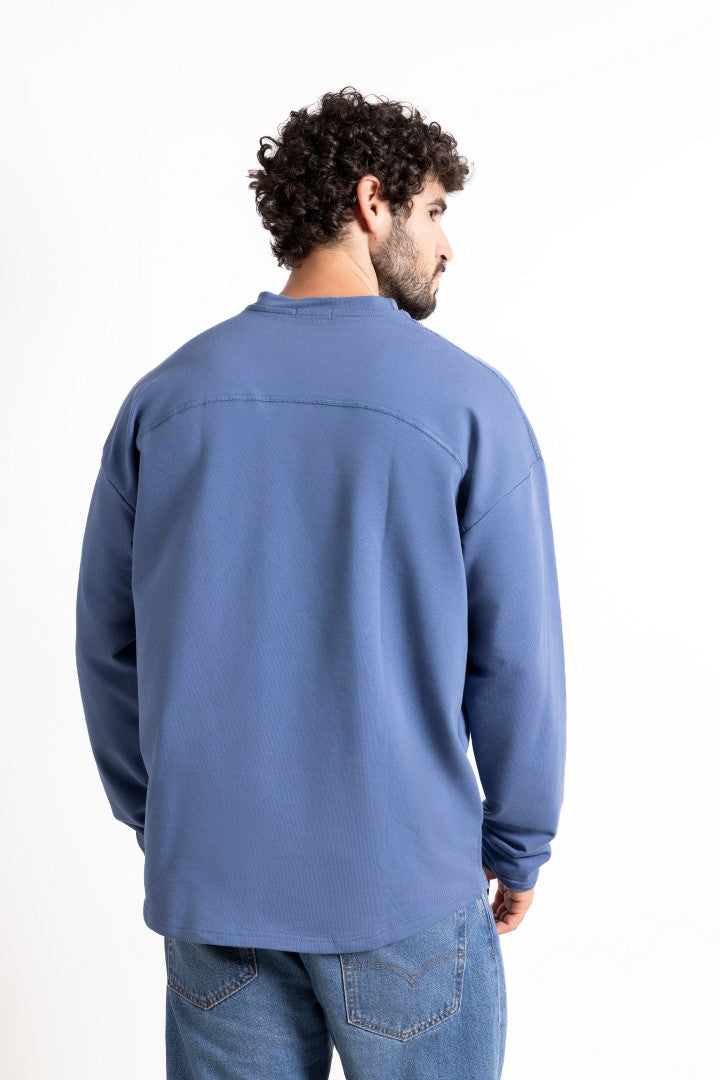 Coreline Long Sleeves Tee- Blue