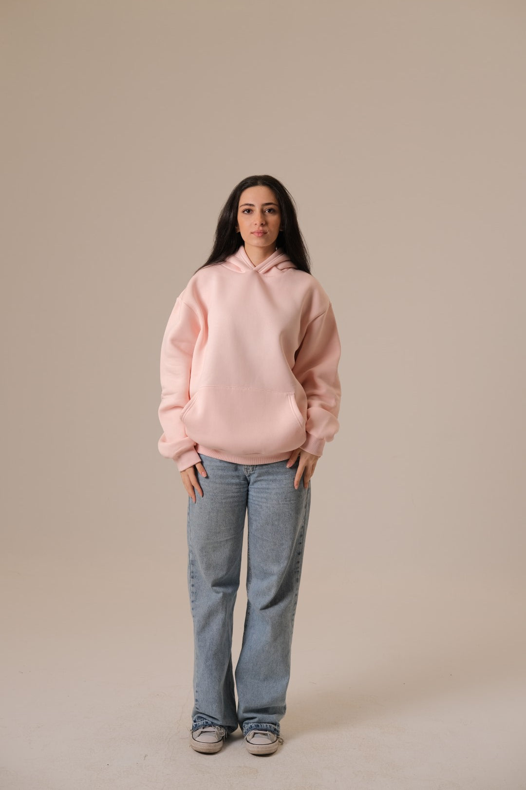 Salmon Pink Hoodie