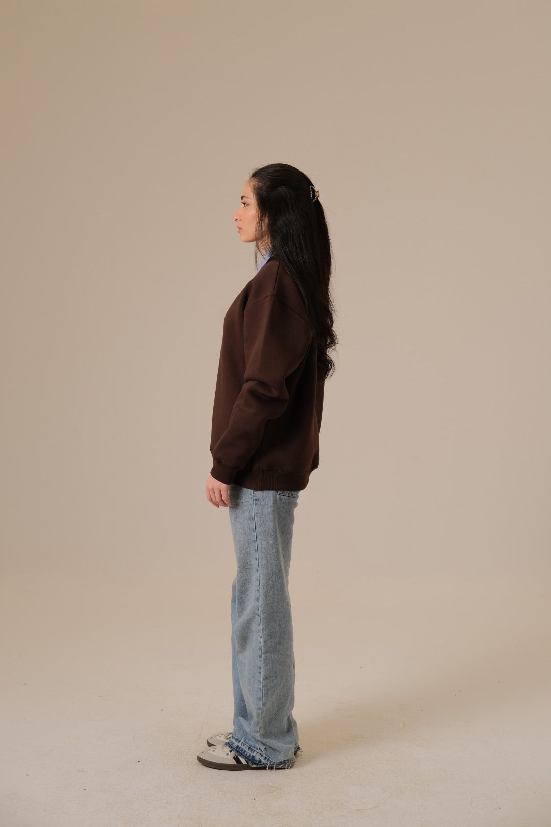 Choco Brown Crewneck
