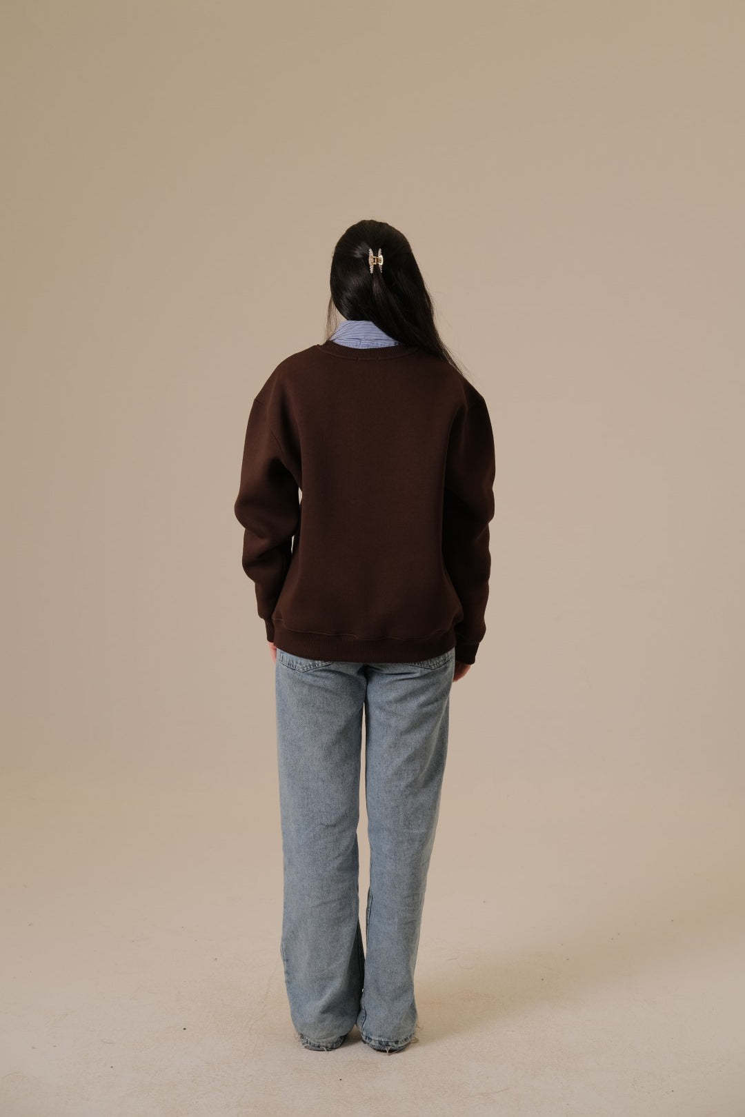 Choco Brown Crewneck