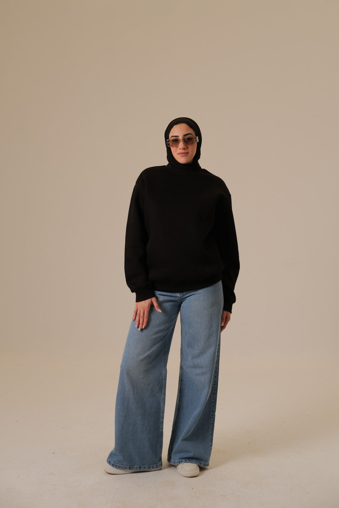 Charcoal Black Crewneck