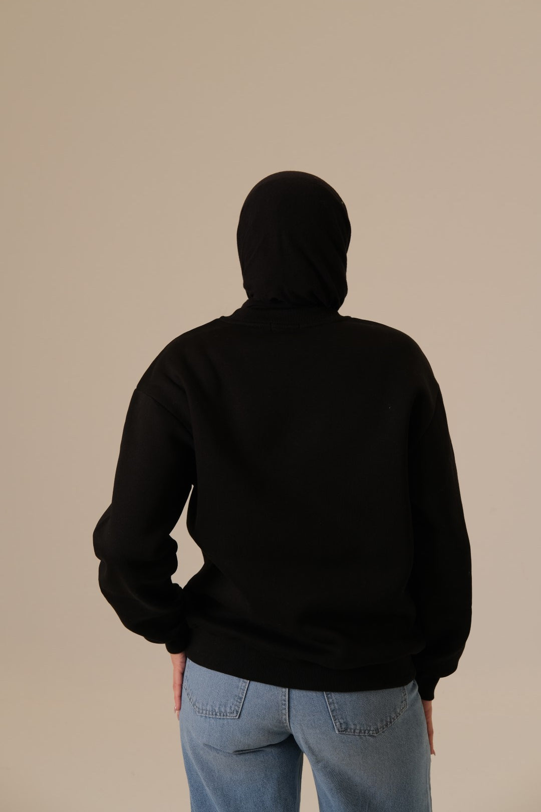 Charcoal Black Crewneck