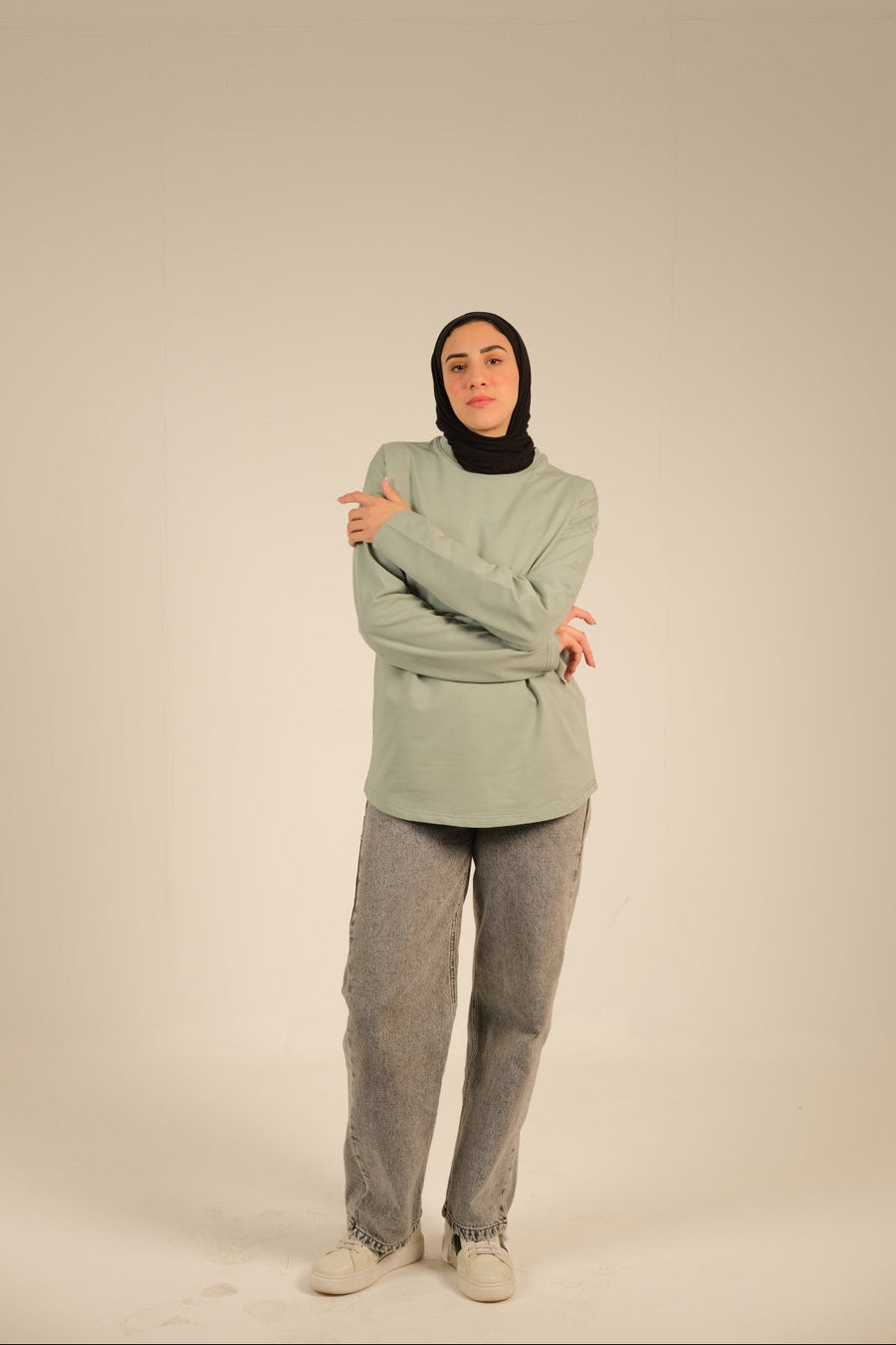 Coreline Long Sleeves Tee - Mint Green