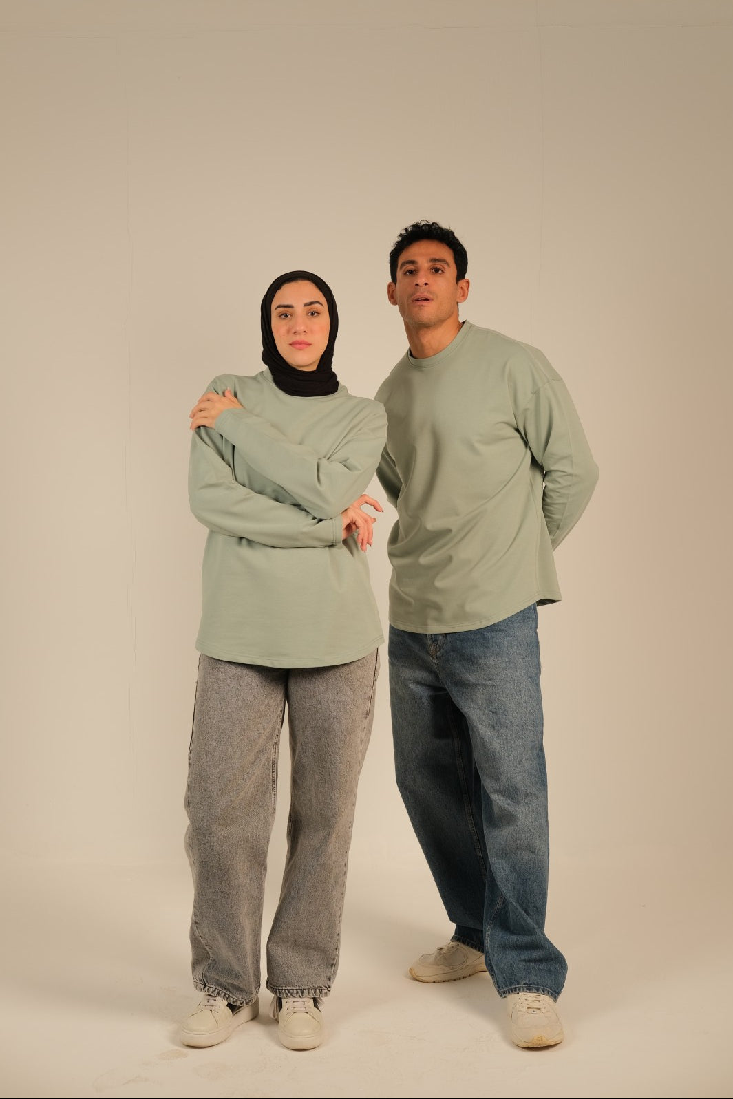 Coreline Long Sleeves Tee - Mint Green