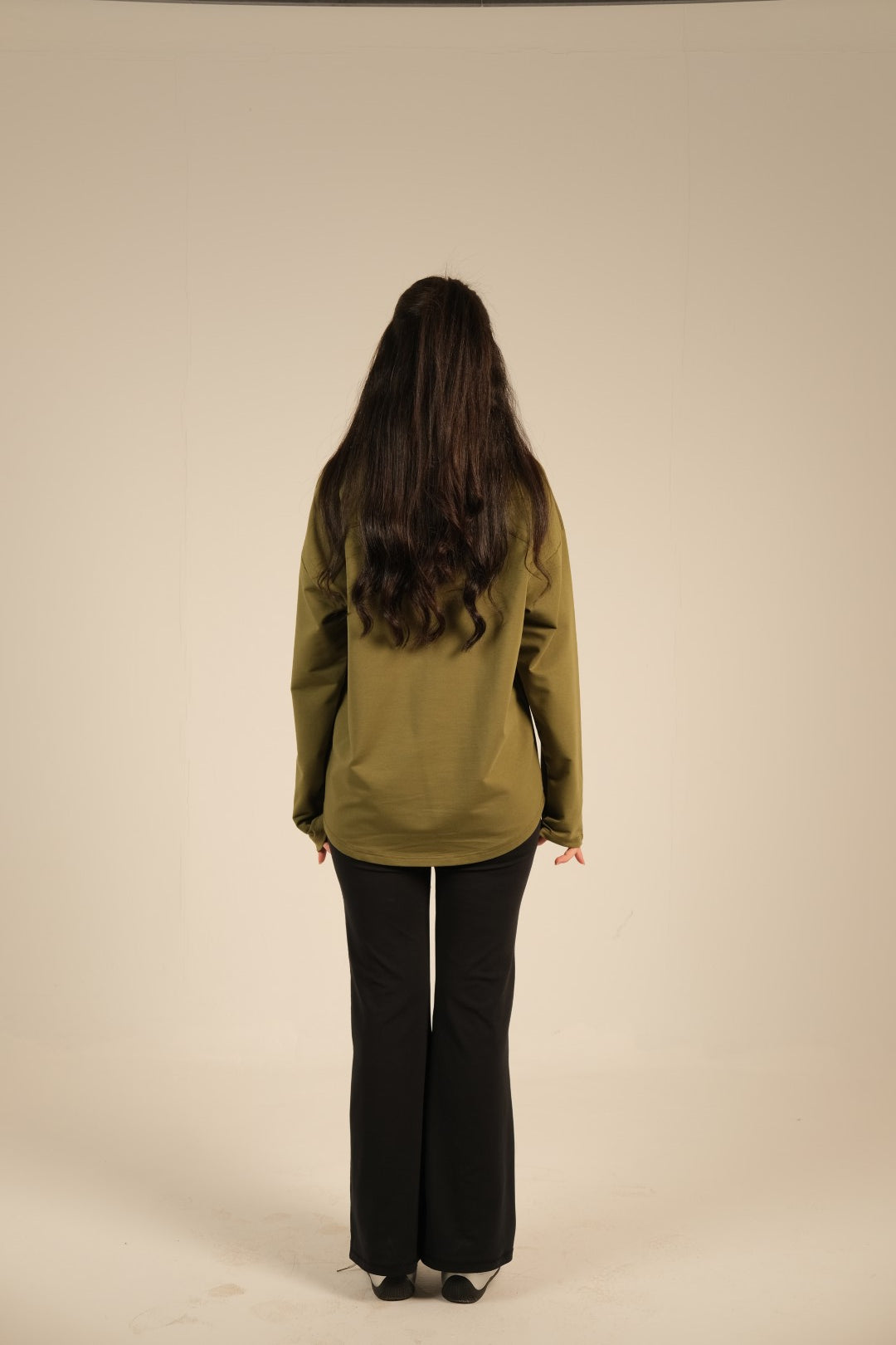 Coreline Long Sleeves Tee- Olive
