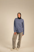 Coreline Long Sleeves Tee- Blue