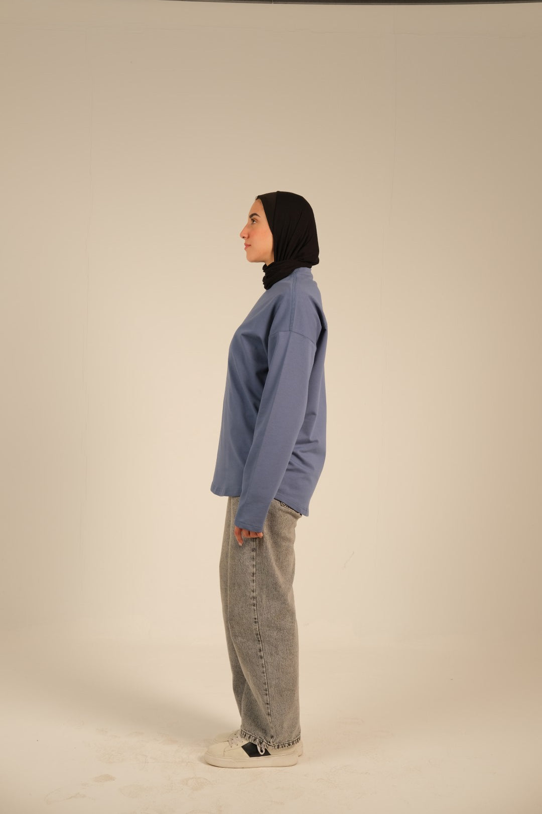 Coreline Long Sleeves Tee- Blue