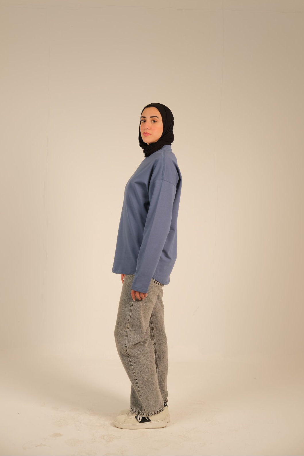 Coreline Long Sleeves Tee- Blue