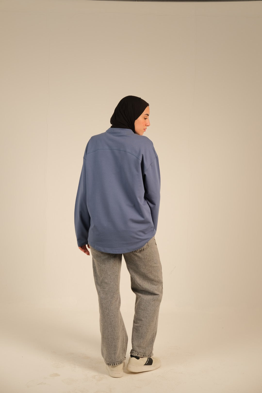 Coreline Long Sleeves Tee- Blue