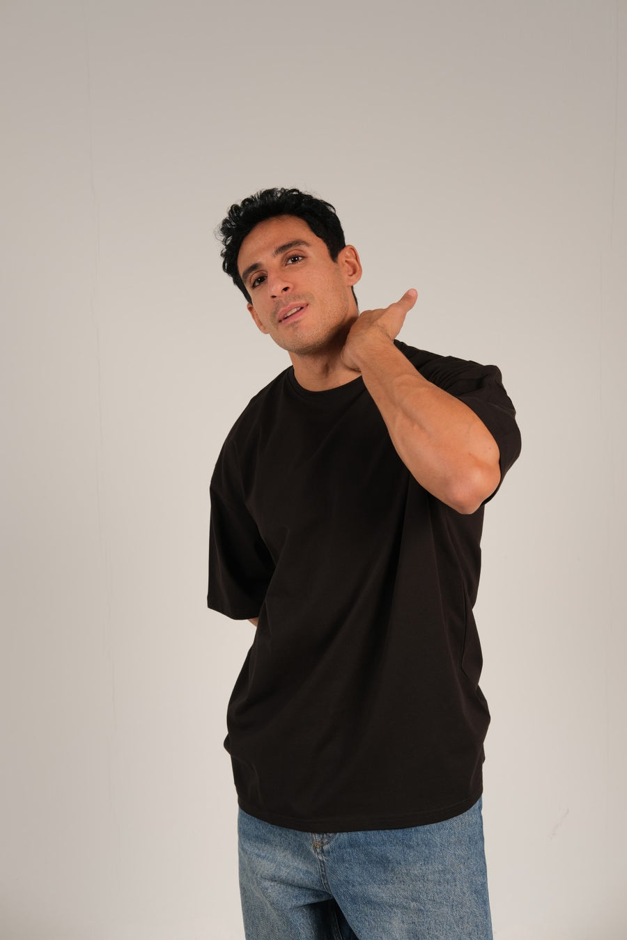 Black Oversized Tees