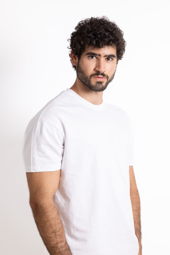Coreline Half Sleeves Tee - White