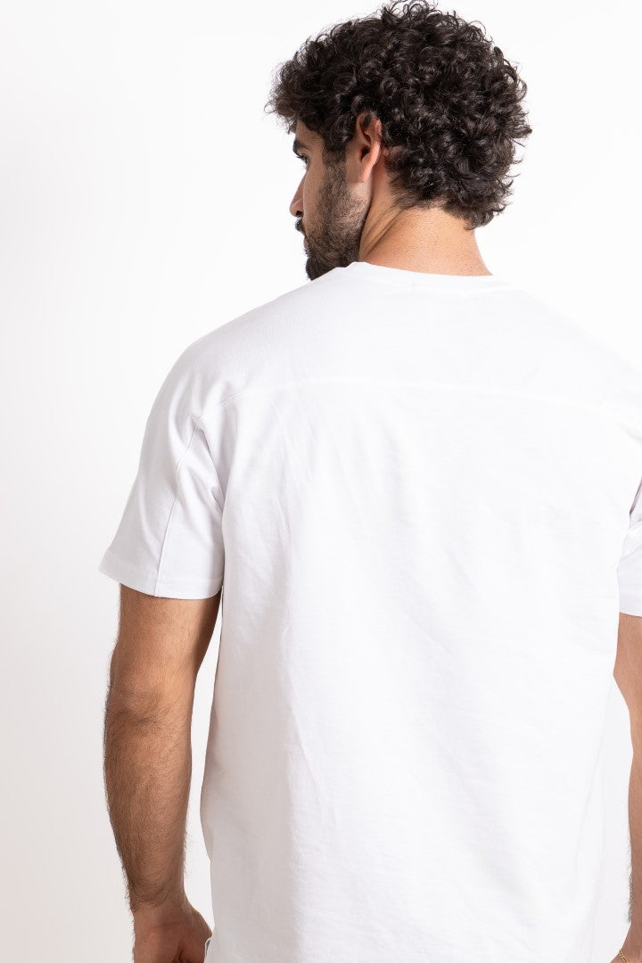 Coreline Half Sleeves Tee - White