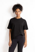 Coreline Half Sleeves Tee - Black