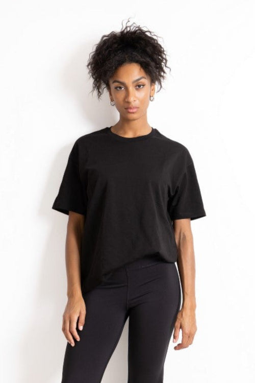 Coreline Half Sleeves Tee - Black