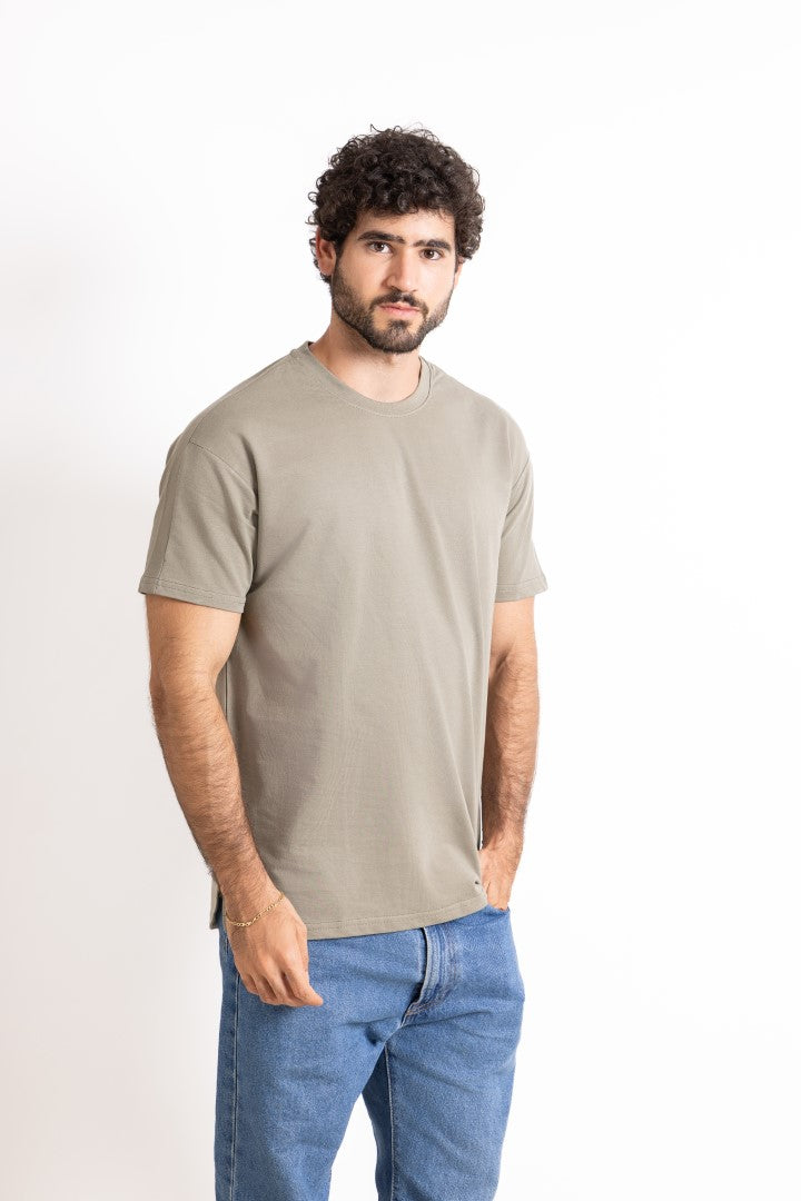 Coreline Half Sleeves Tee - olive