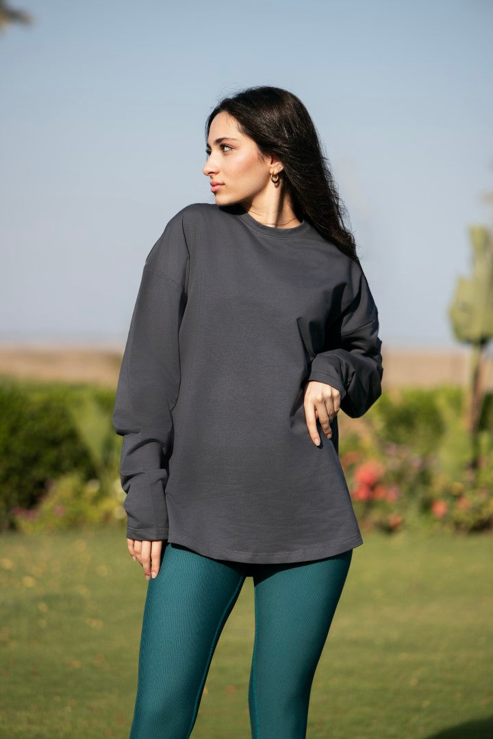 Coreline Long Sleeves Tee - Grey