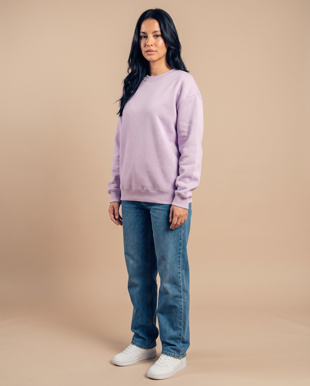 Lilac Crewneck - look 1