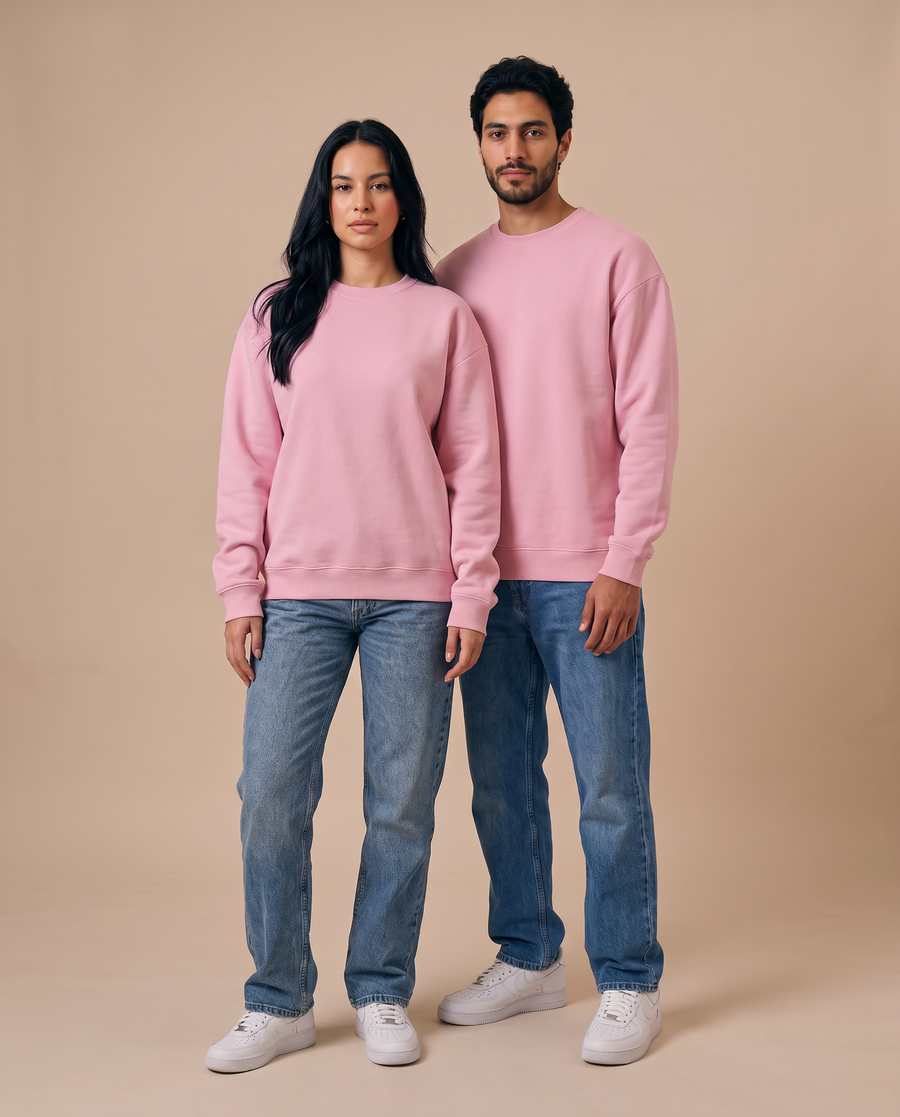 Rosy Pink Crewneck - duo