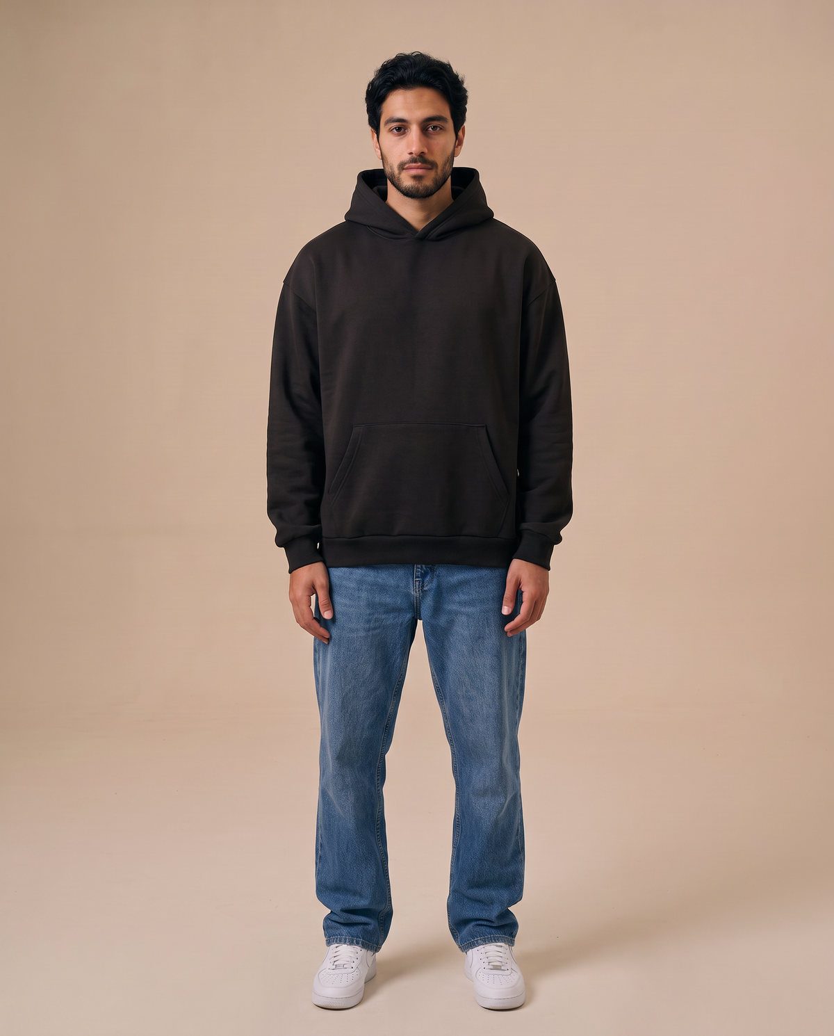 Charcoal Black Hoodie - look 4