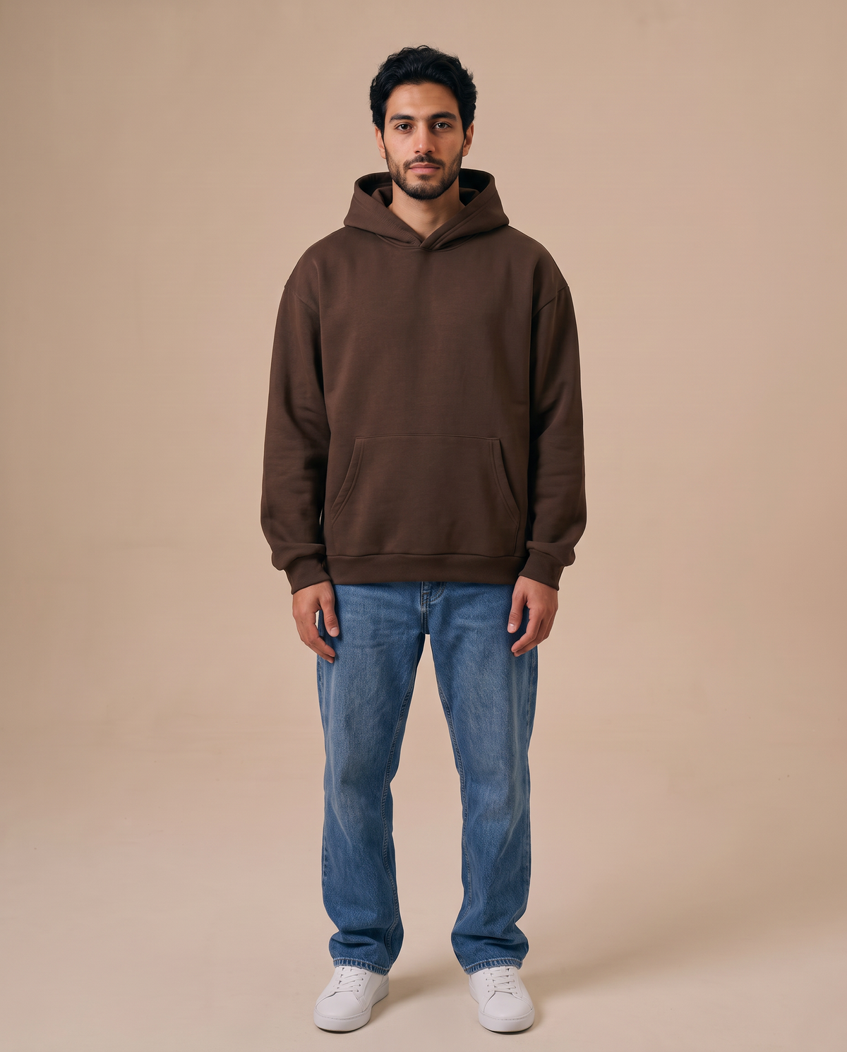 Choco Brown Hoodie - look 3