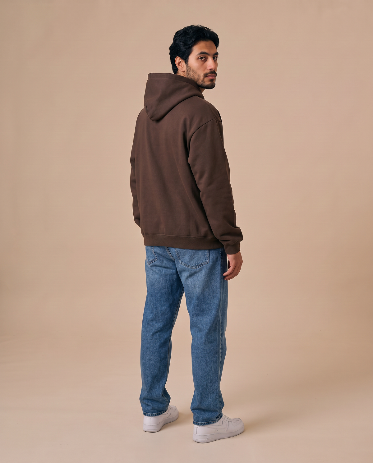 Choco Brown Hoodie - look 4