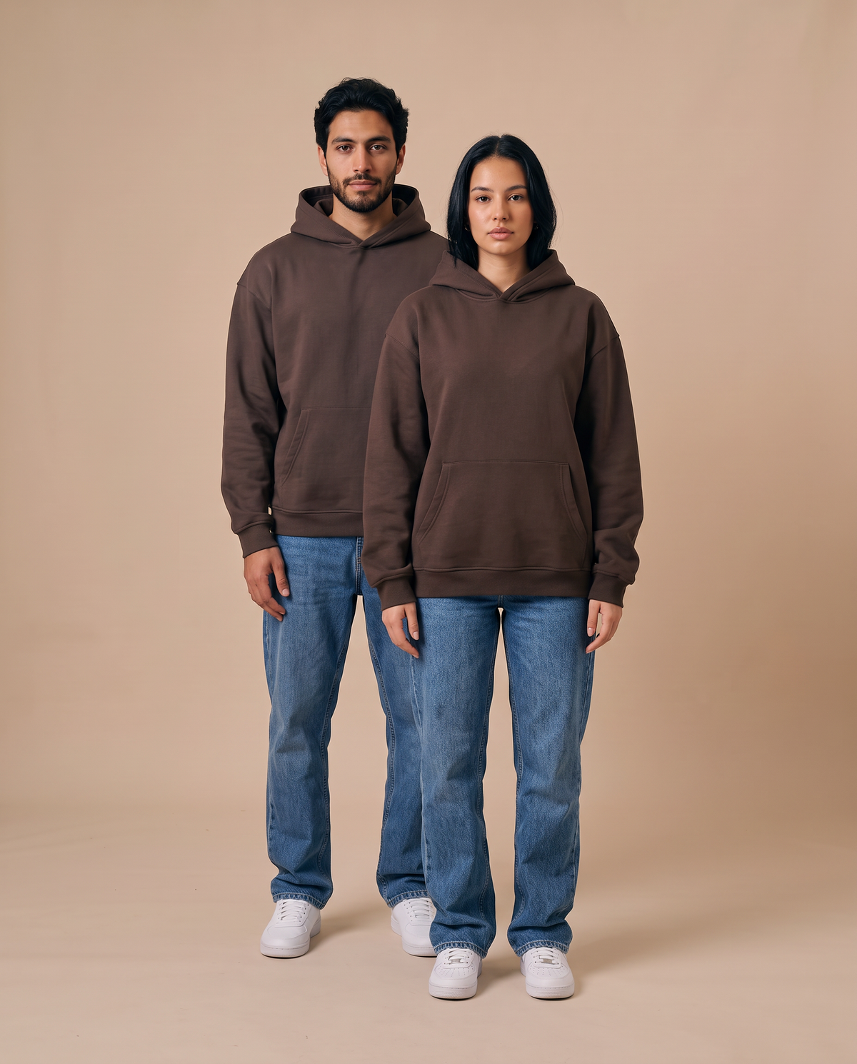 Choco Brown Hoodie - look 6
