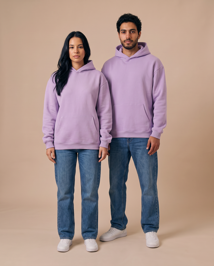 Mauve Hoodie - look 5