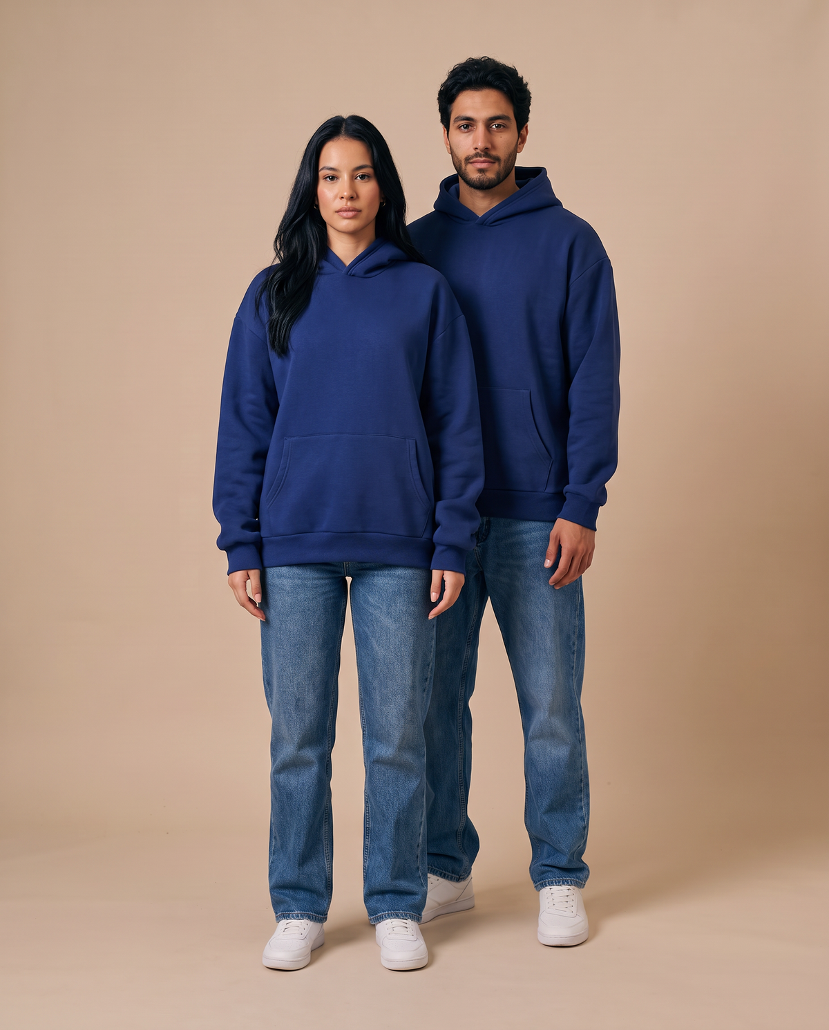 Navy Blue Hoodie - look 5
