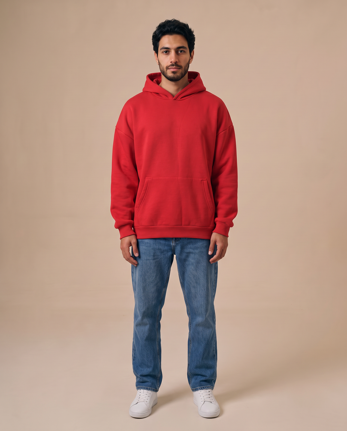 Red Red Hoodie - look 3