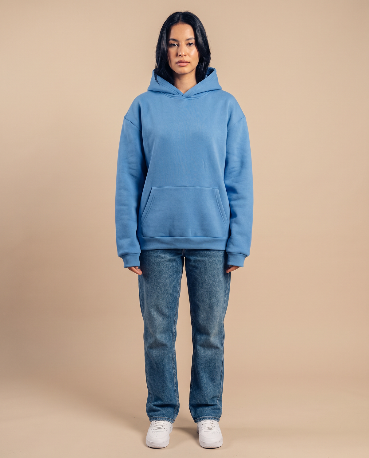 Sea Blue Hoodie - look 1