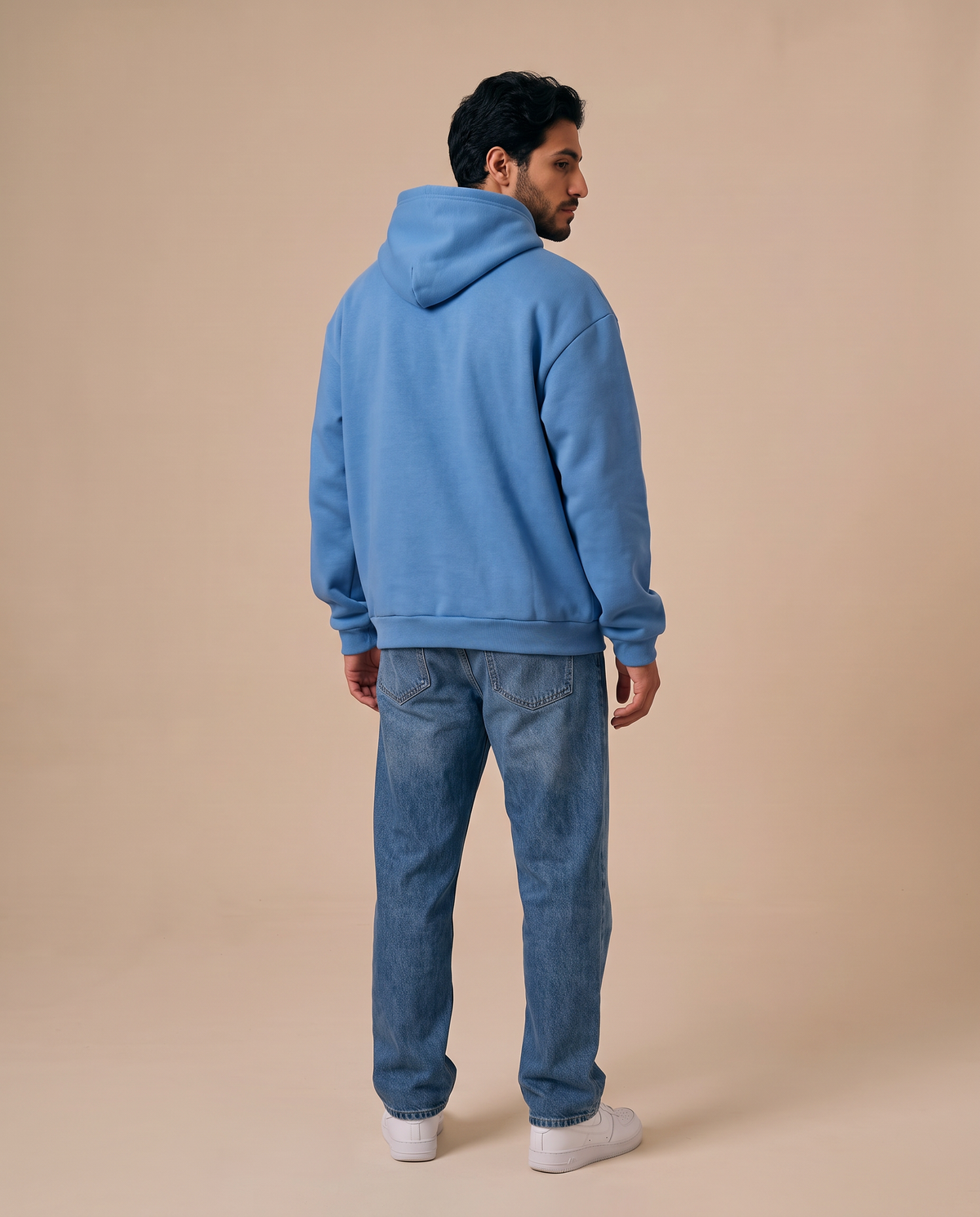Sea Blue Hoodie - look 3