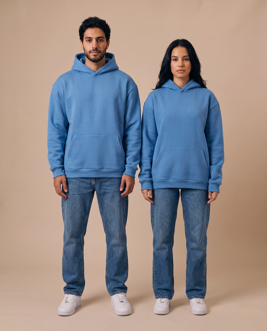 Sea Blue Hoodie - look 4