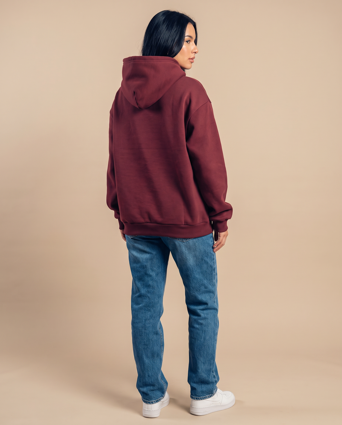 Soil Red Hoodie - look 2