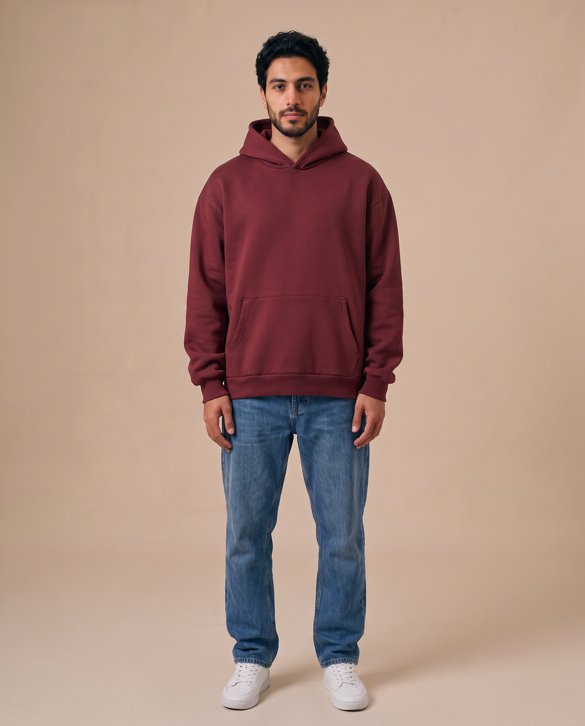 Soil Red Hoodie - look 3