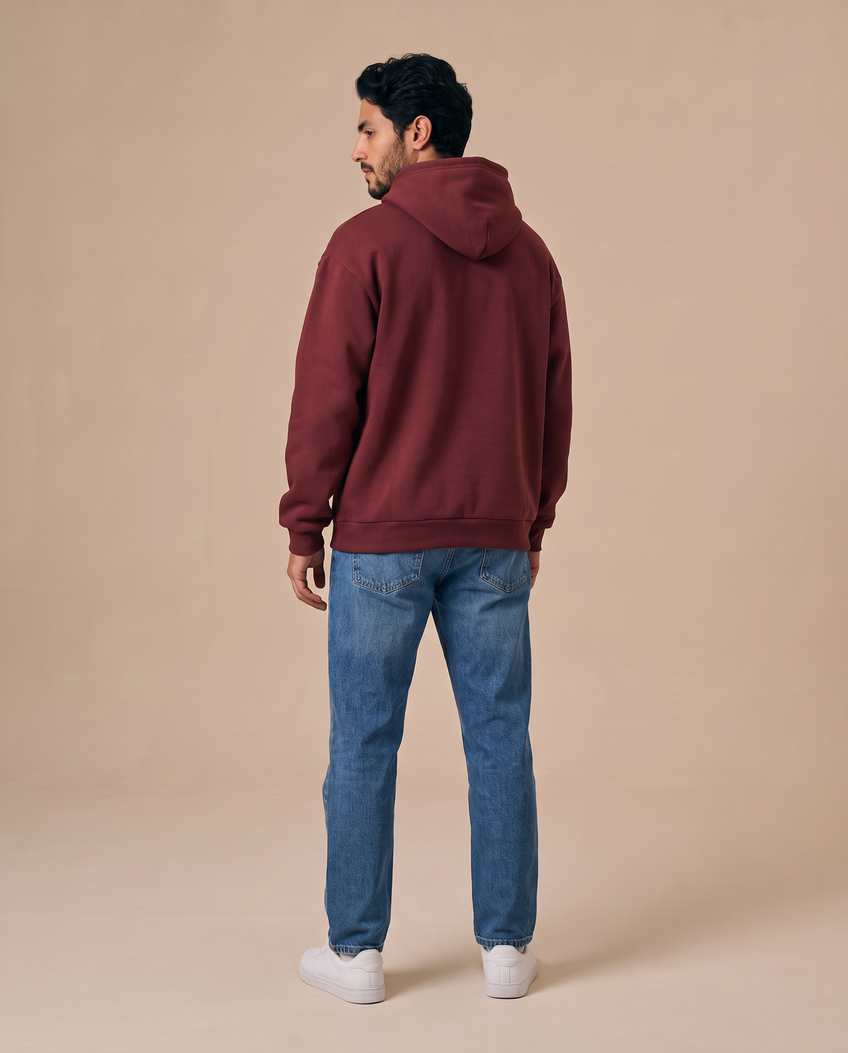 Soil Red Hoodie - look 4