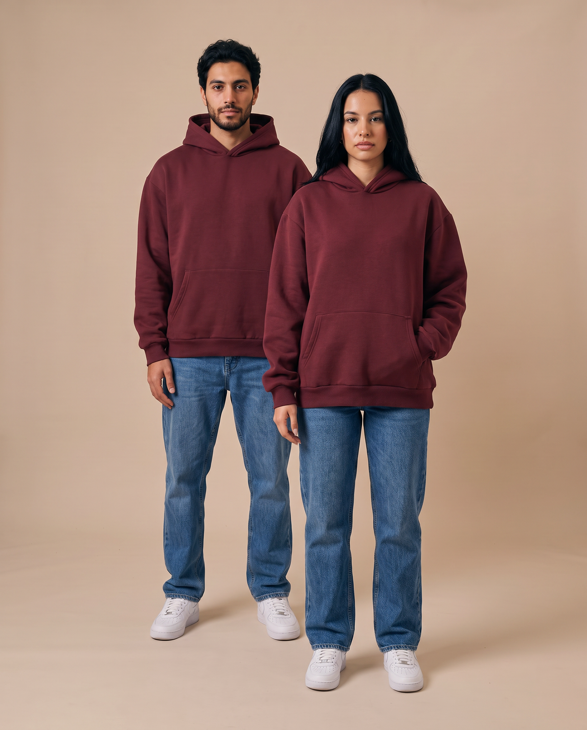 Soil Red Hoodie - look 5