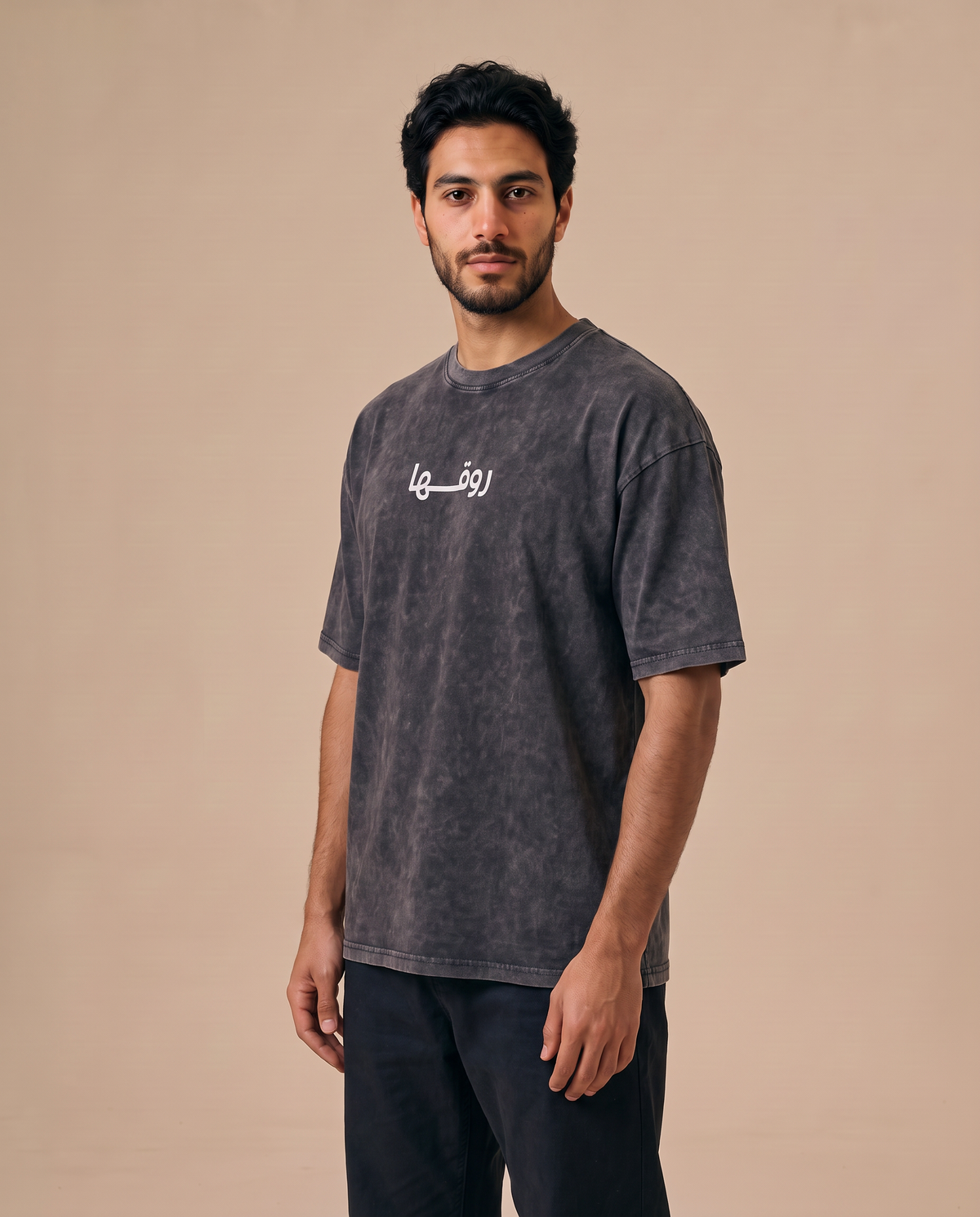 Raw2ha Grey Tee — magnific__photorealistic-premium-ecommerce-lookbook-studio-f__15812