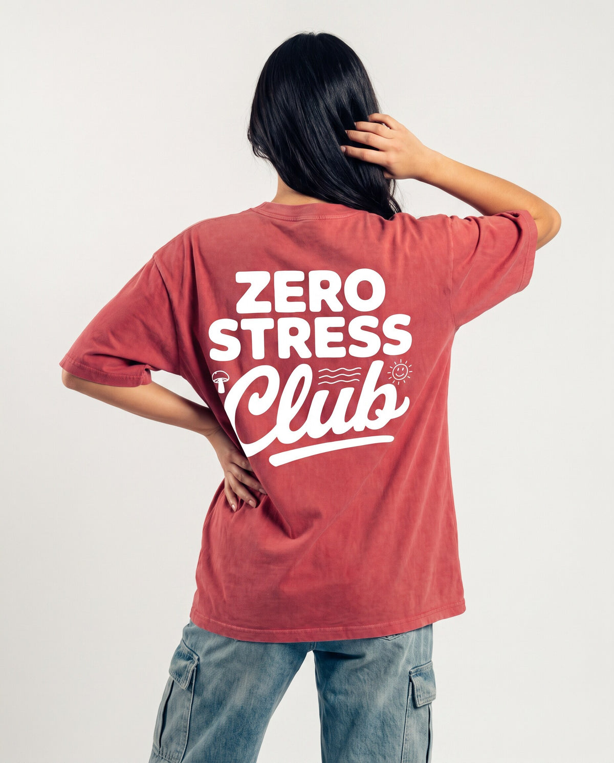 ZERO STRESS DAY Tee — back view